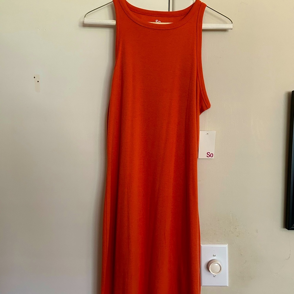 Orange Swing Dress